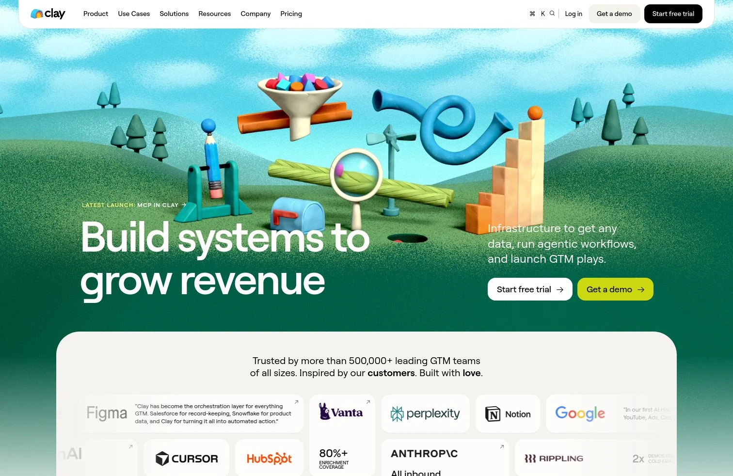 Clay product interface building and personalizing an outreach list